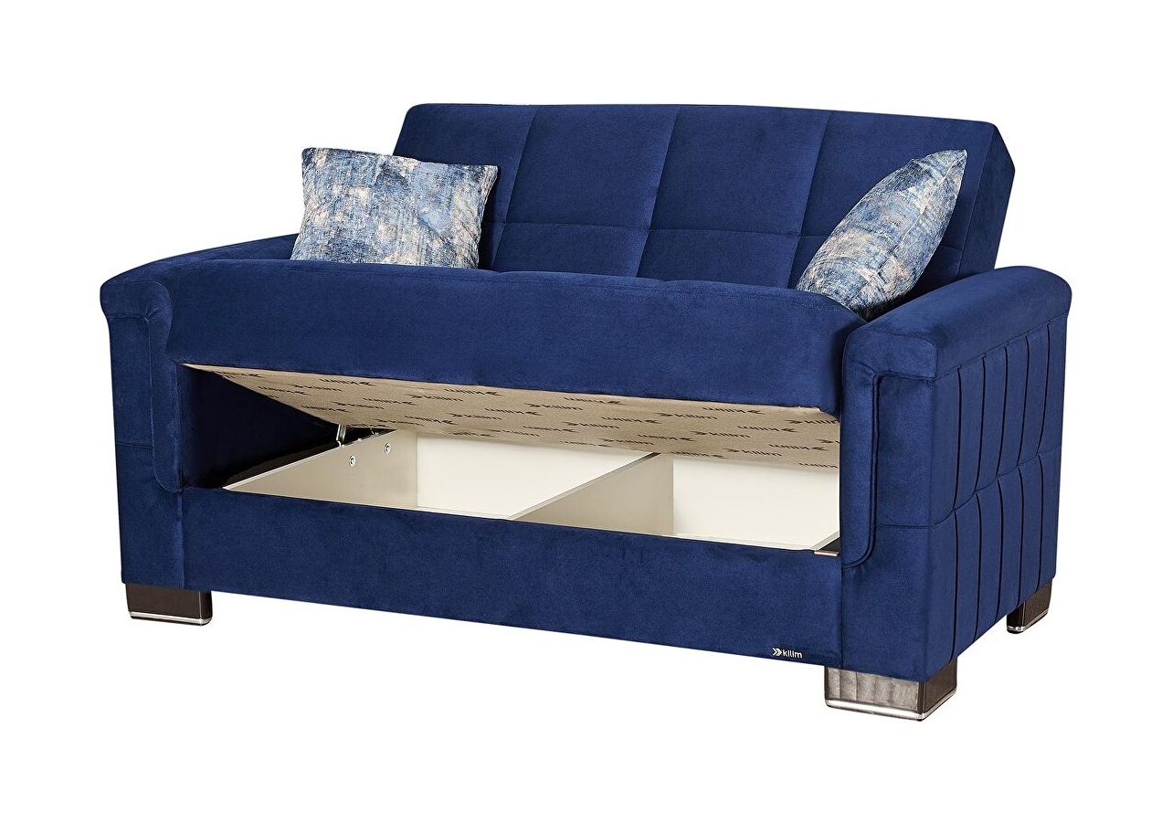 Armada Pro Fabric Convertible Loveseat