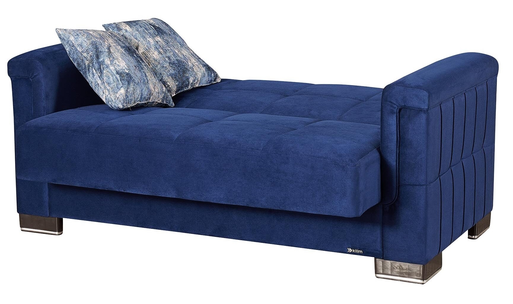 Armada Pro Fabric/PU Convertible Loveseat