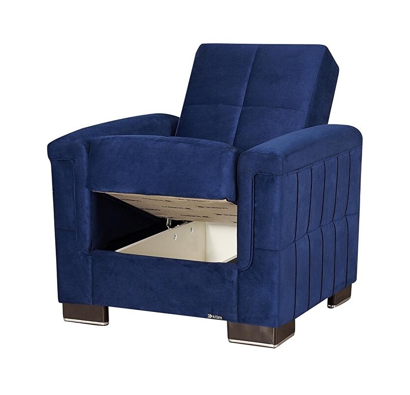 Armada Pro Fabric/PU Convertible Sleeper Chair