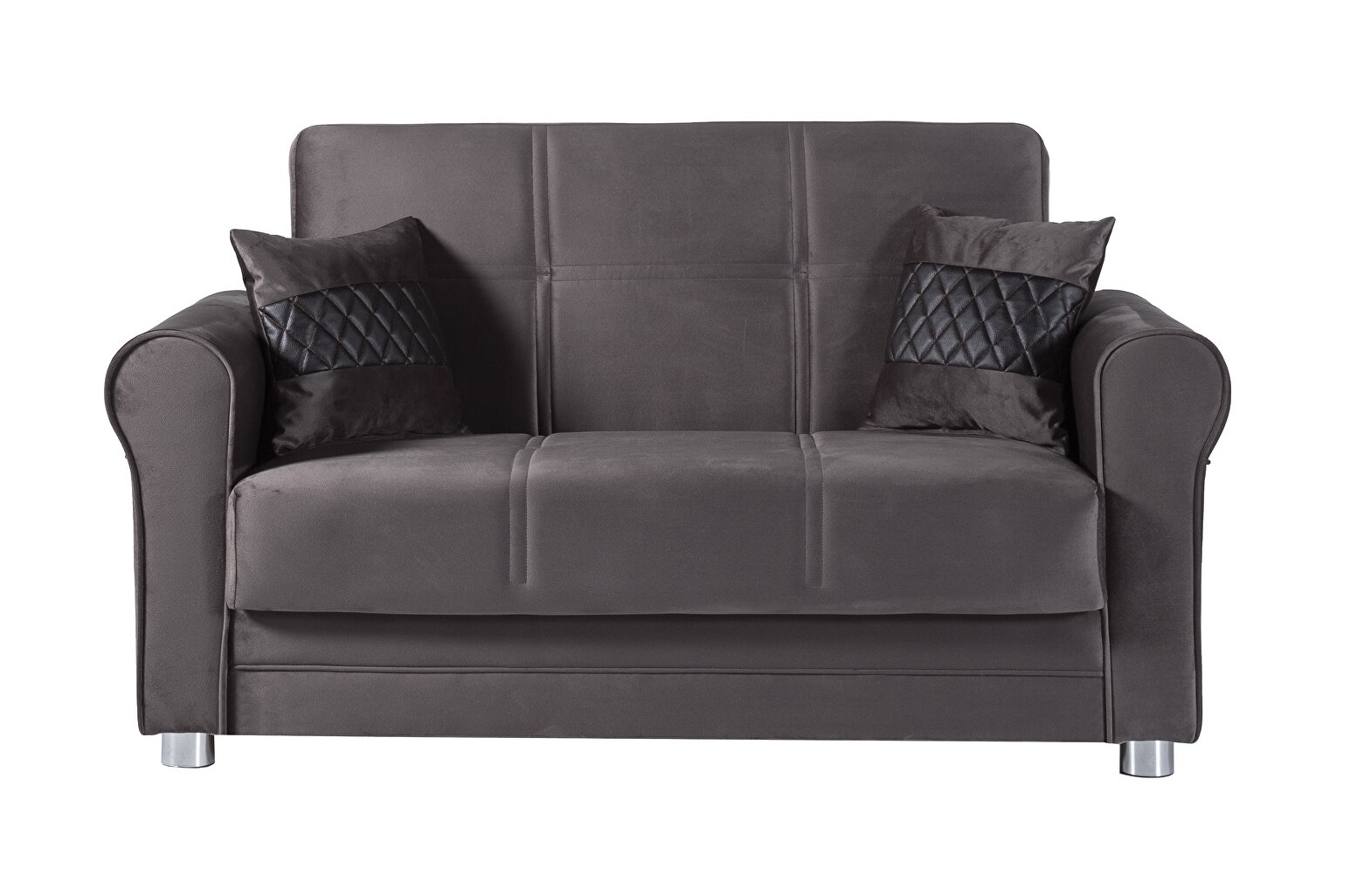 Sara Fabric Convertible Living Room Set, Brown Casamode
