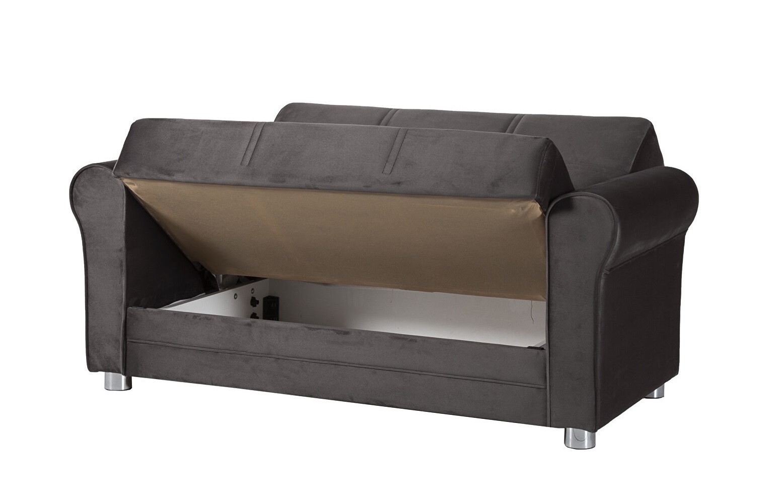 Ottomanson Aras Collection Furniture, Loveseat, Black