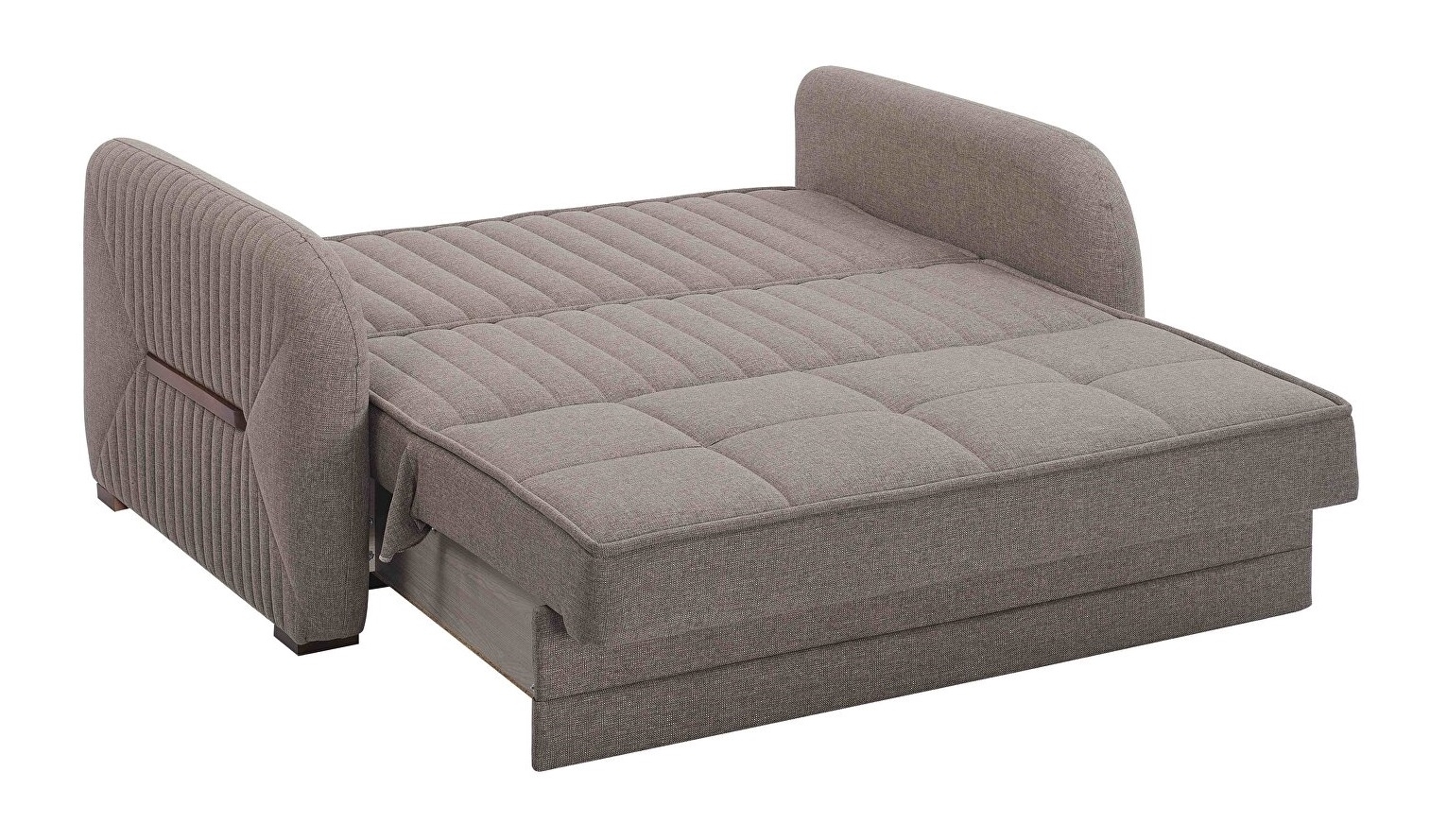 Speedy Fabric Convertible Loveseat