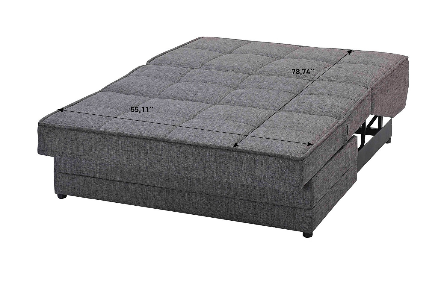 Studio Fabric Storage Convertible Sleeper Set