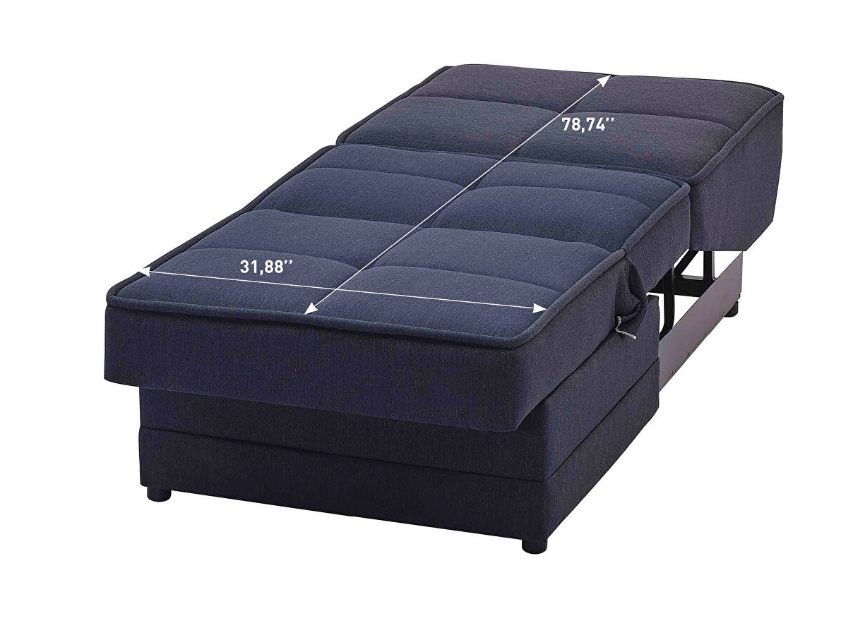 Studio Fabric Storage Convertible Sleeper Set