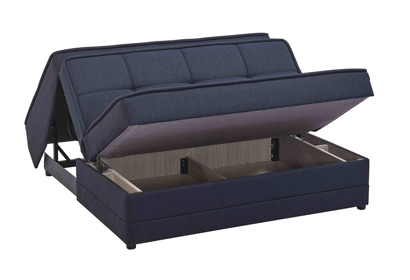 Studio Fabric Storage Convertible Sleeper Loveseat
