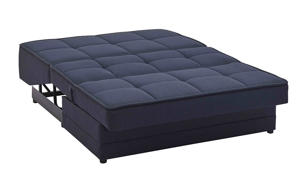 Studio Fabric Storage Convertible Sleeper Loveseat