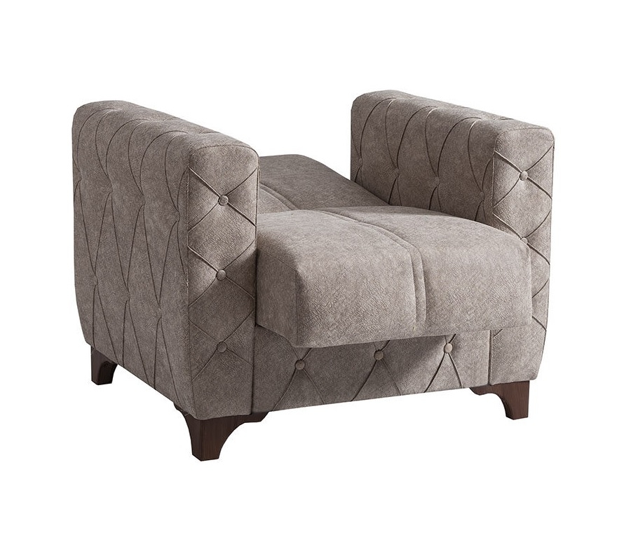 Sultan Microfiber Fabric Convertible Chair