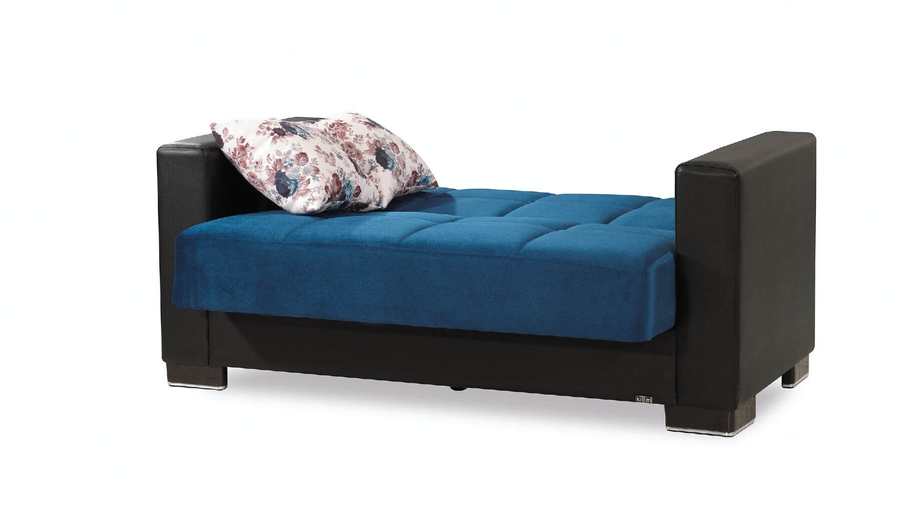 Armada Fabric/PU Convertible Loveseat