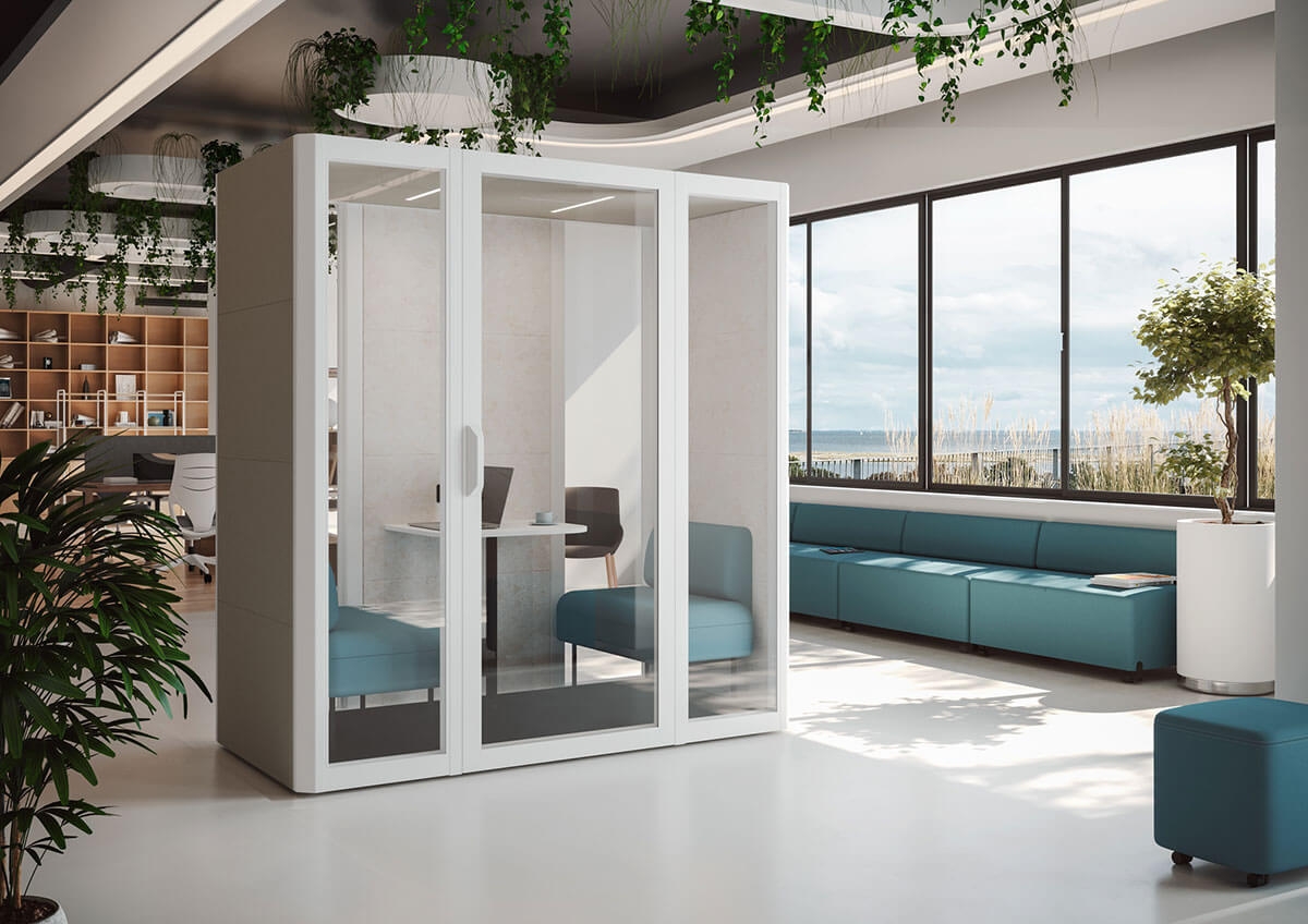 Actiu QYOS 200 Office Phone Booth for 2 Persons