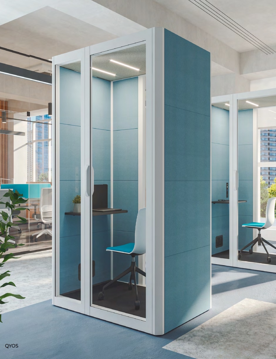 Actiu QYOS 150 Office Phone Booth for 1 Person