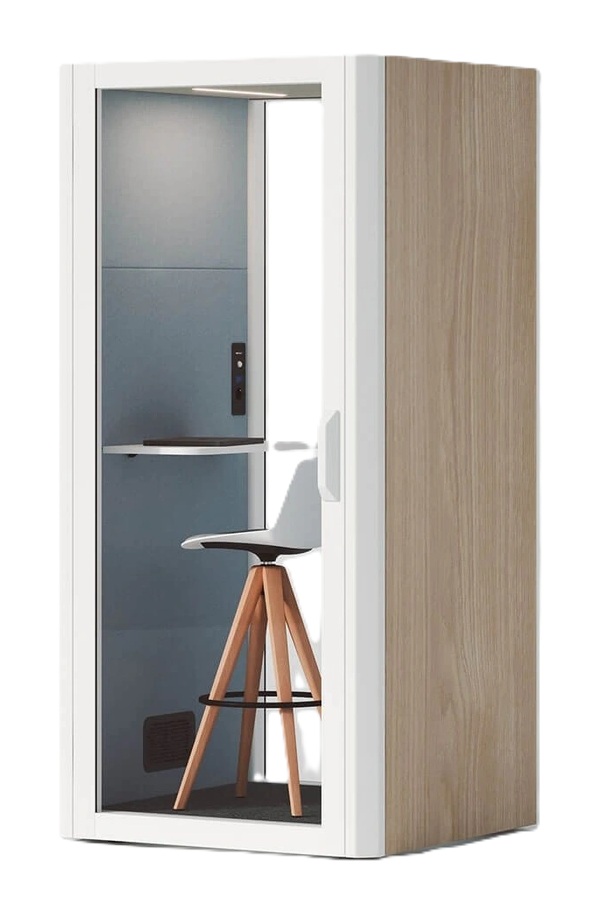 QYOS 100 Office Phone Booth for 1 Person