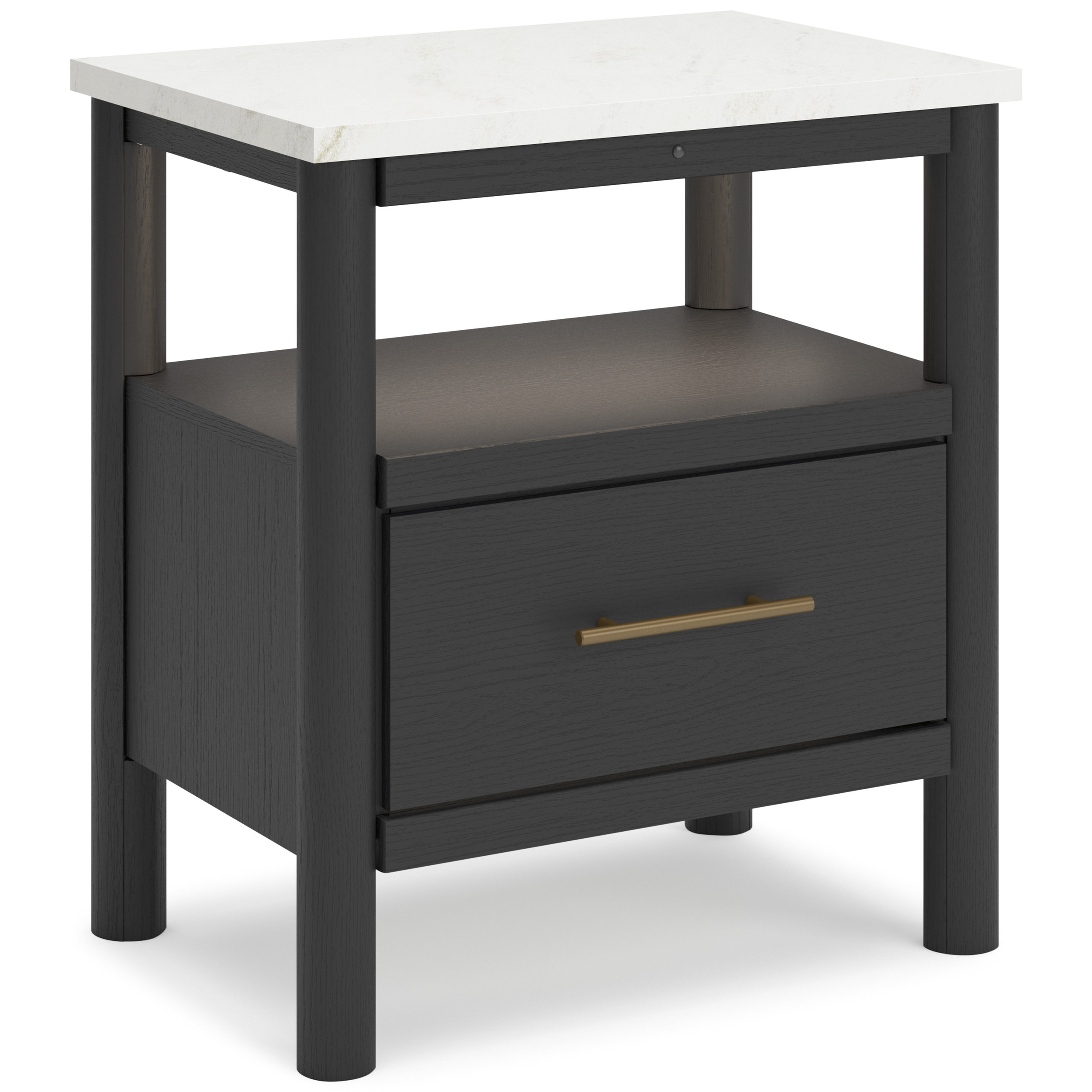 Cadmori Wood/Fabric Upholstered Panel Bedroom Set