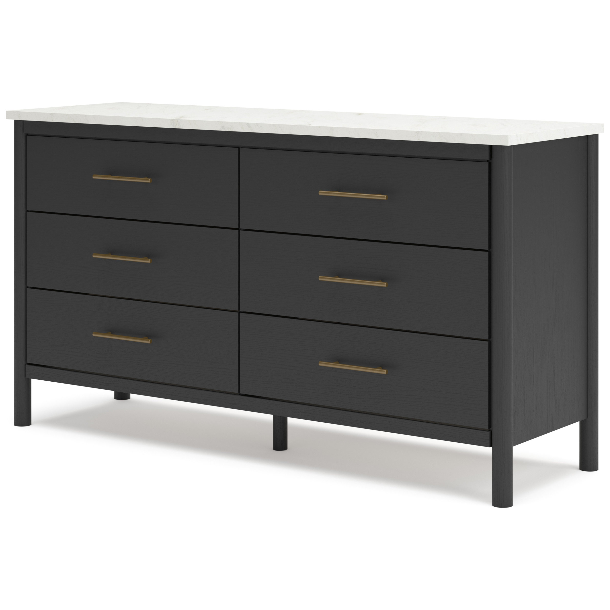 Cadmori Wood/Fabric Upholstered Panel Bedroom Set
