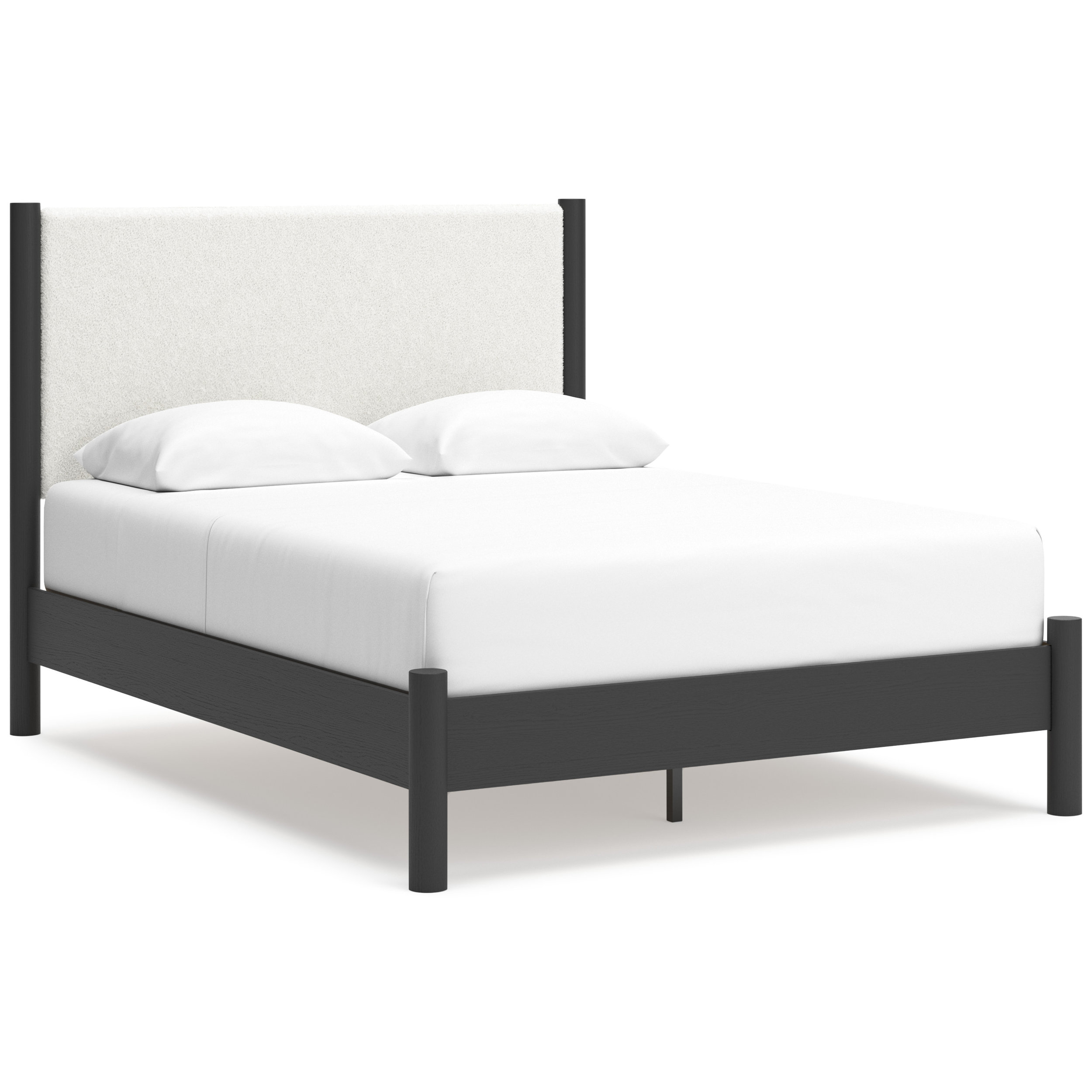 Cadmori Wood/Fabric Upholstered Panel Bedroom Set
