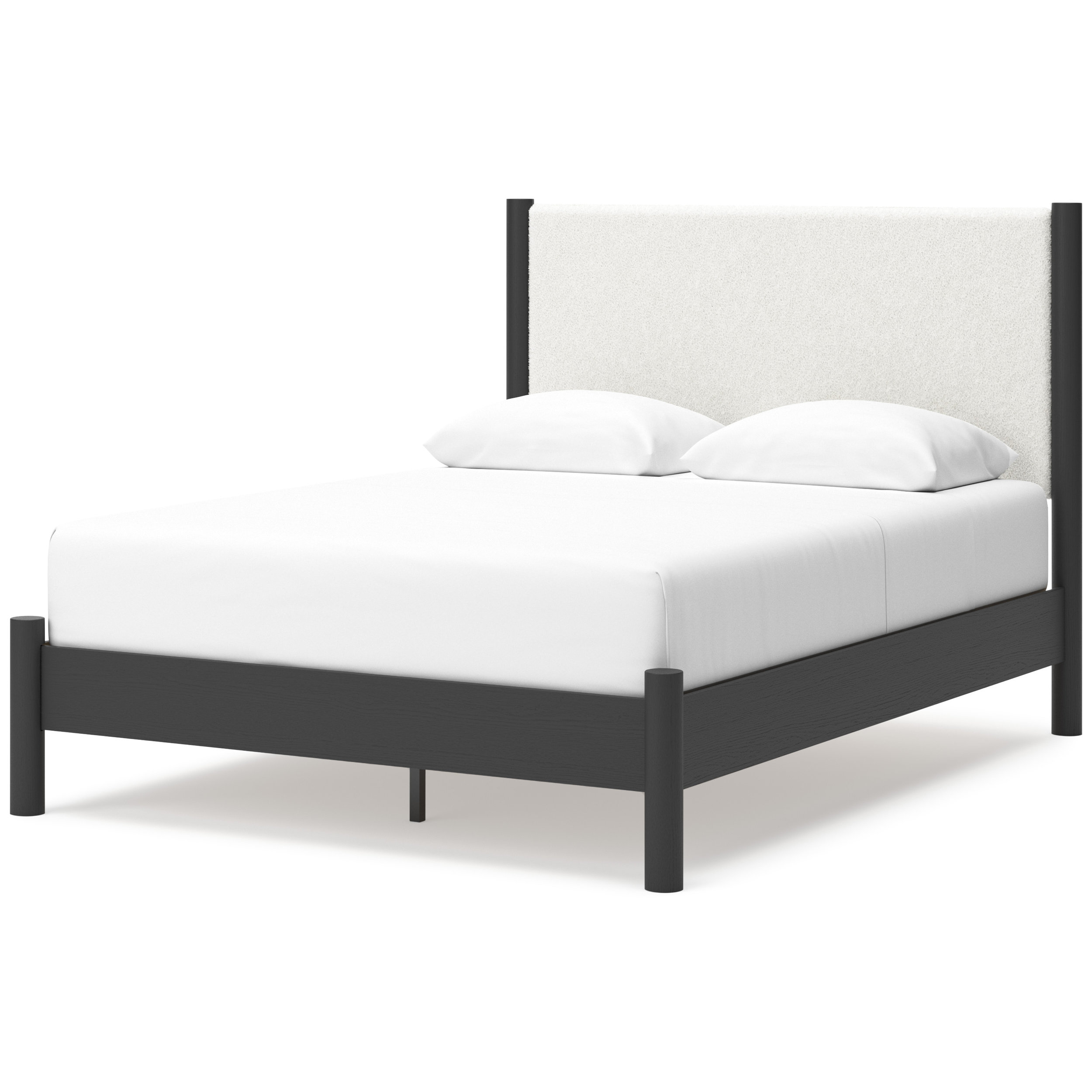 Cadmori Wood/Fabric Upholstered Panel Bedroom Set