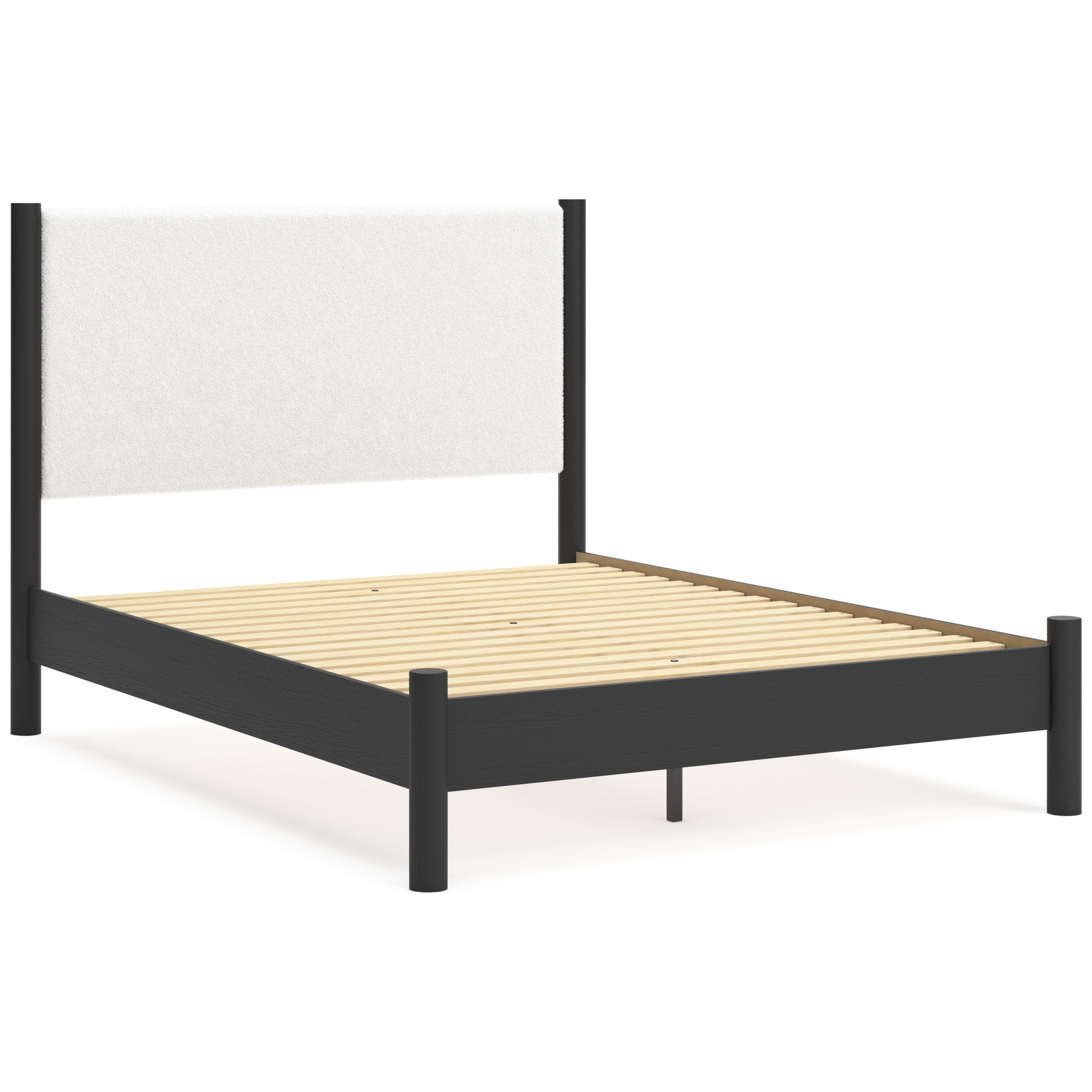 Cadmori Wood/Fabric Upholstered Panel Bedroom Set