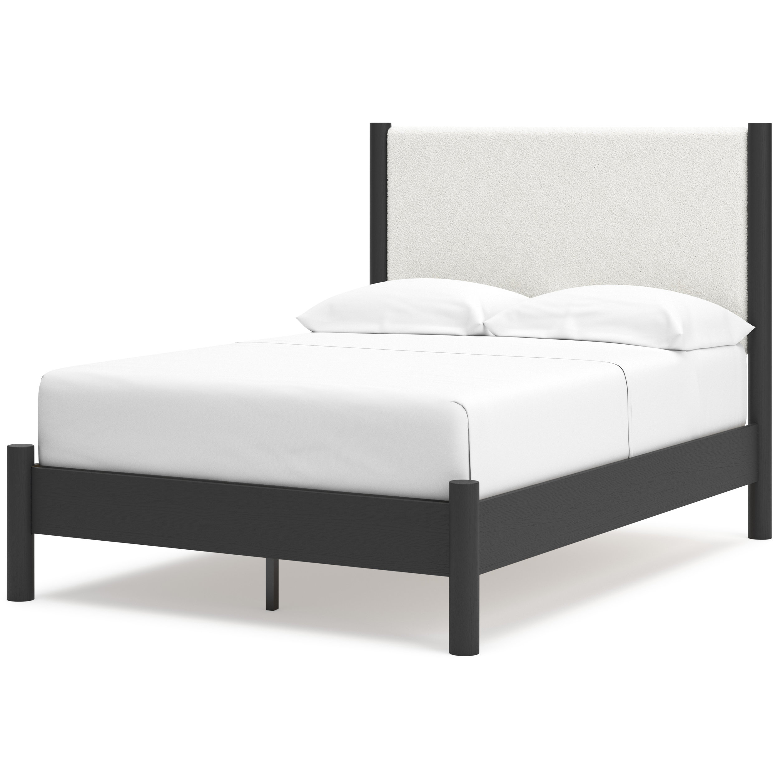 Cadmori Wood/Fabric Upholstered Panel Bedroom Set