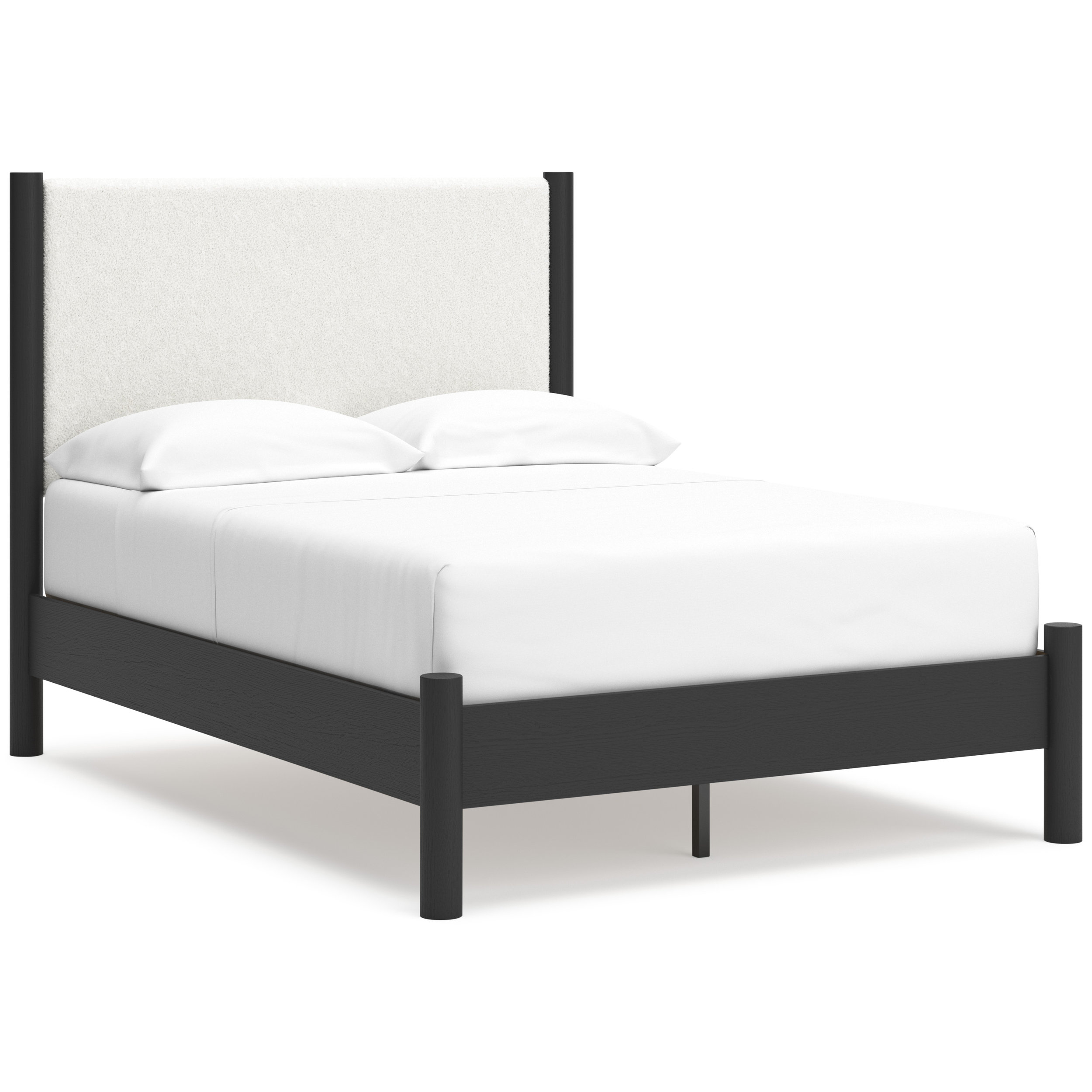 Cadmori Wood/Fabric Upholstered Panel Bedroom Set