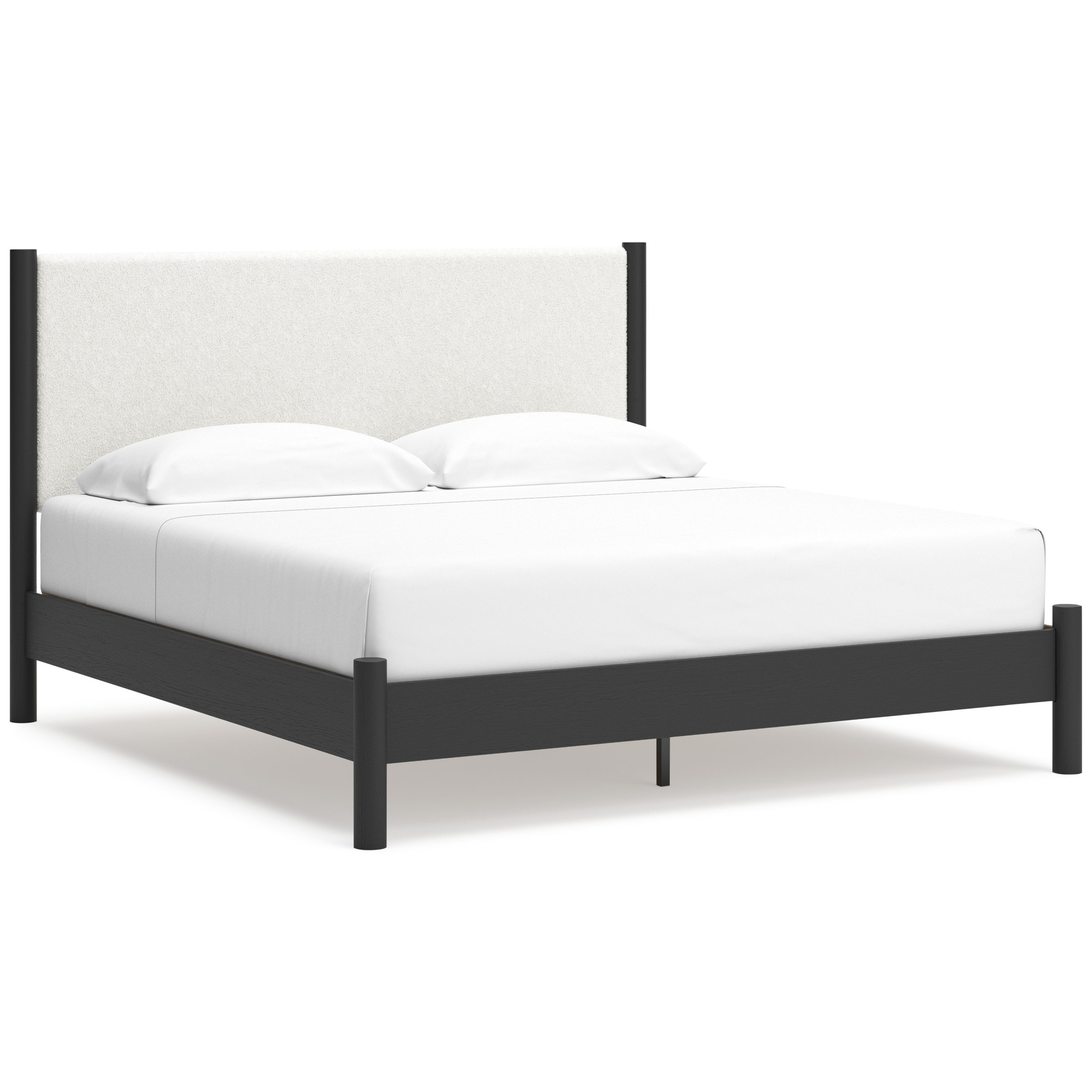 Cadmori Wood/Fabric Upholstered Panel Bedroom Set