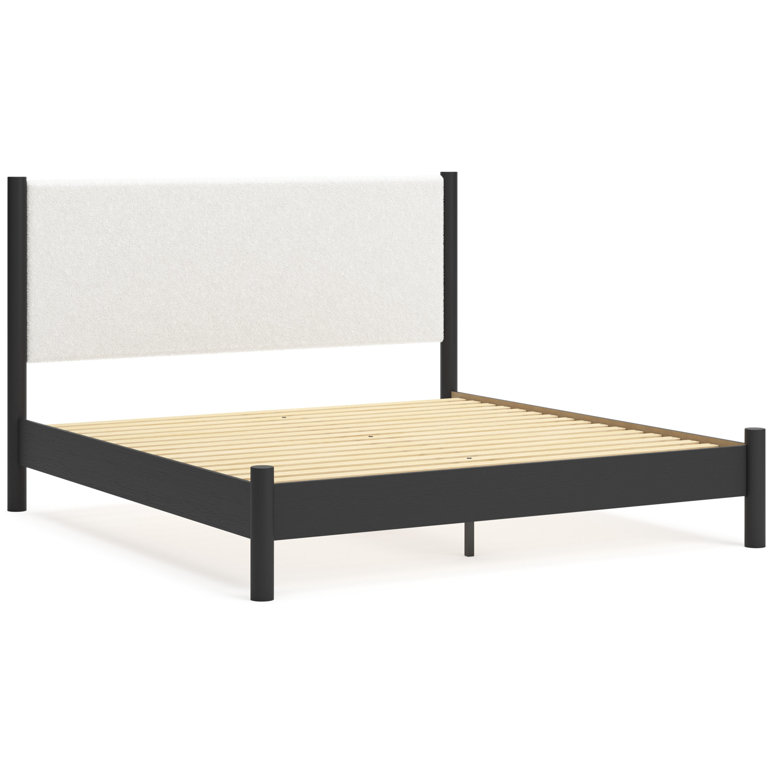 Cadmori Wood/Fabric Upholstered Panel Bedroom Set