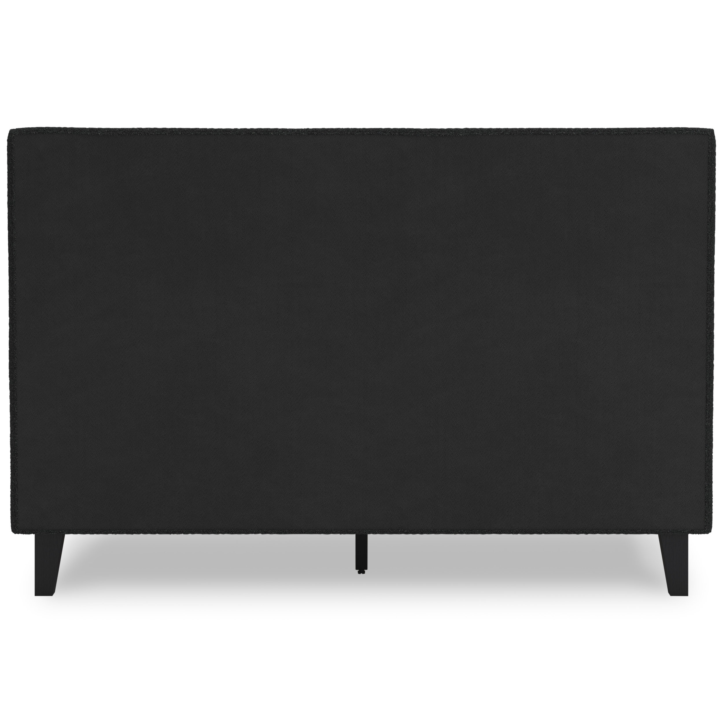 Cadmori Wood/Fabric Upholstered Panel Bedroom Set w/Roll Slats