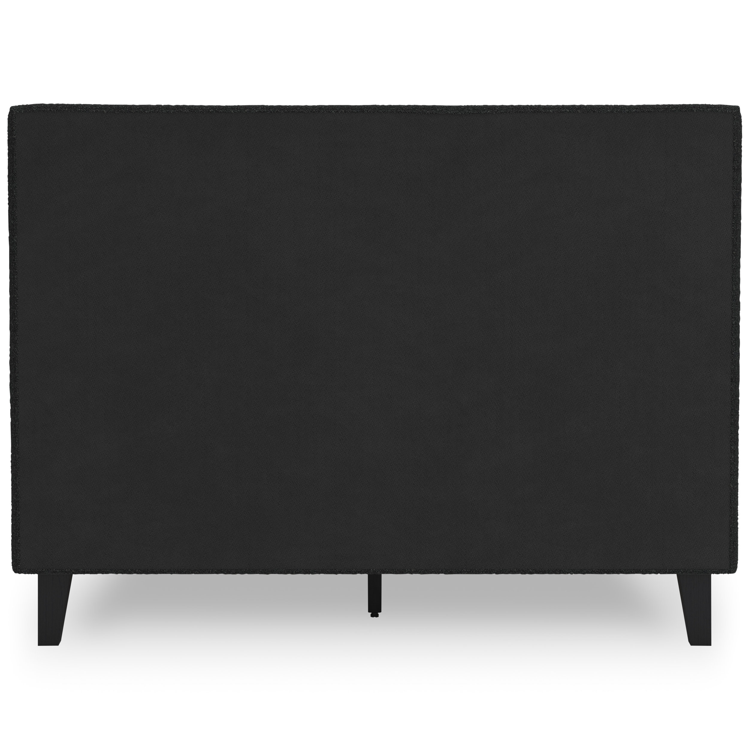 Cadmori Wood/Fabric Upholstered Panel Bedroom Set w/Roll Slats