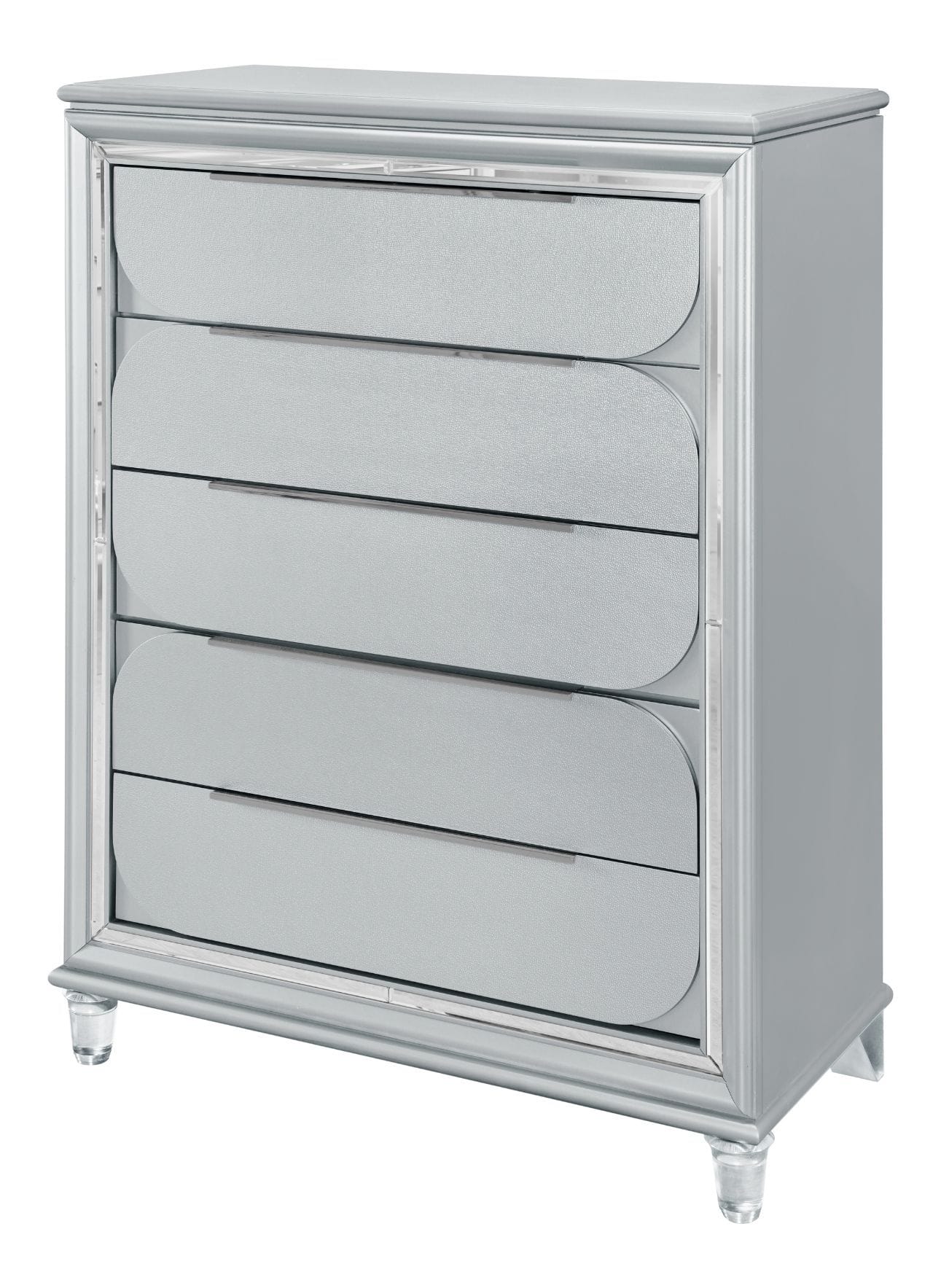 Caleb 5-Drawer Wood Veneer Chest