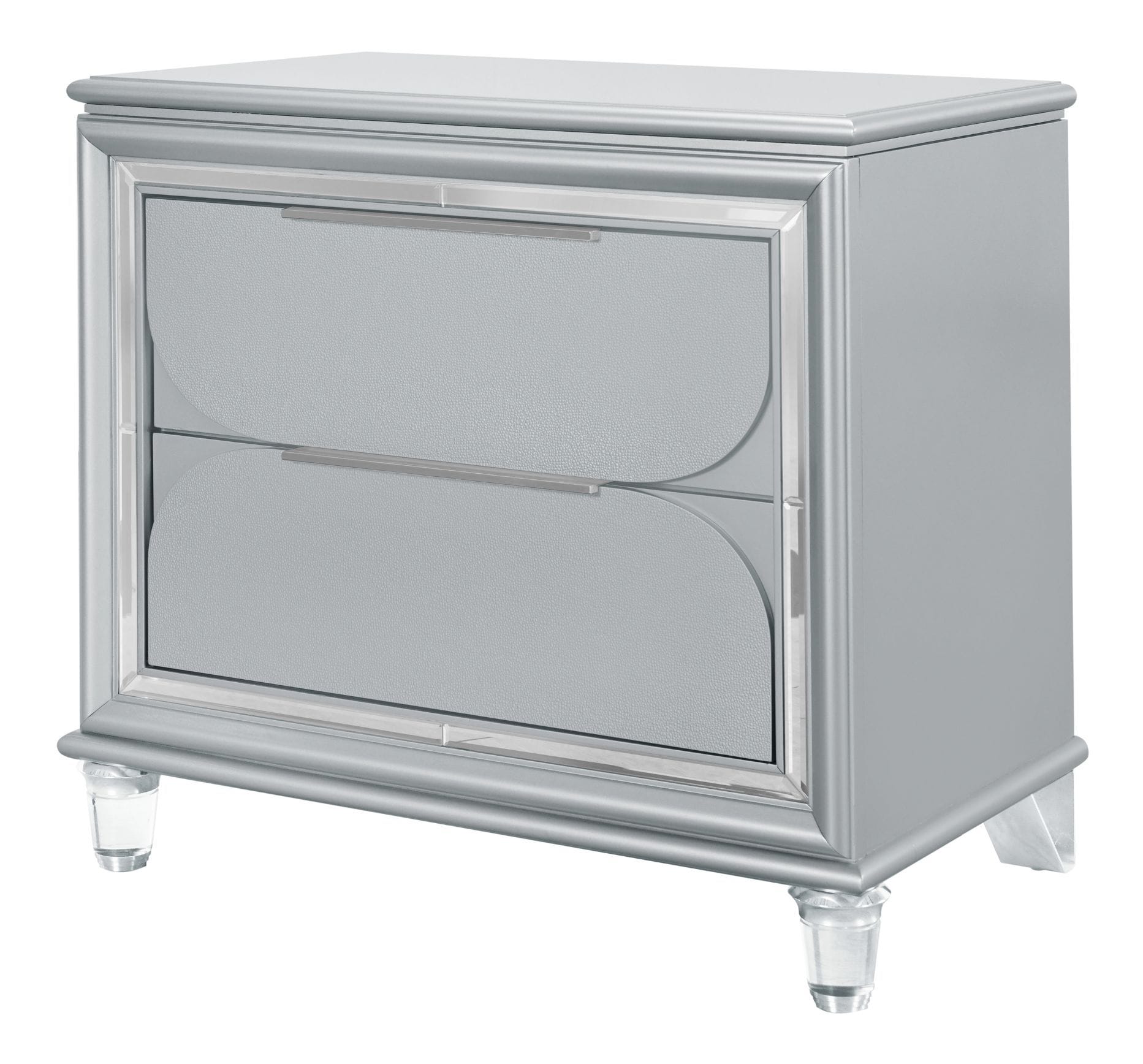 Caleb 2-Drawer Wood Veneer Nightstand