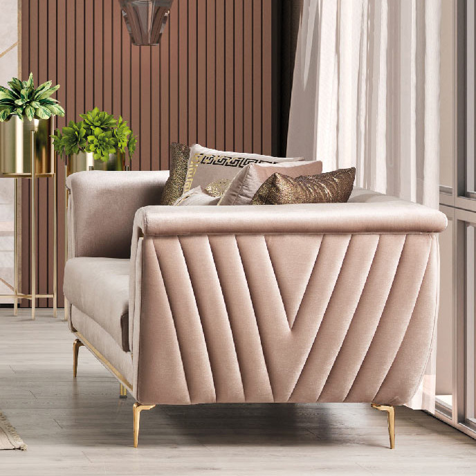 California Fabric Loveseat
