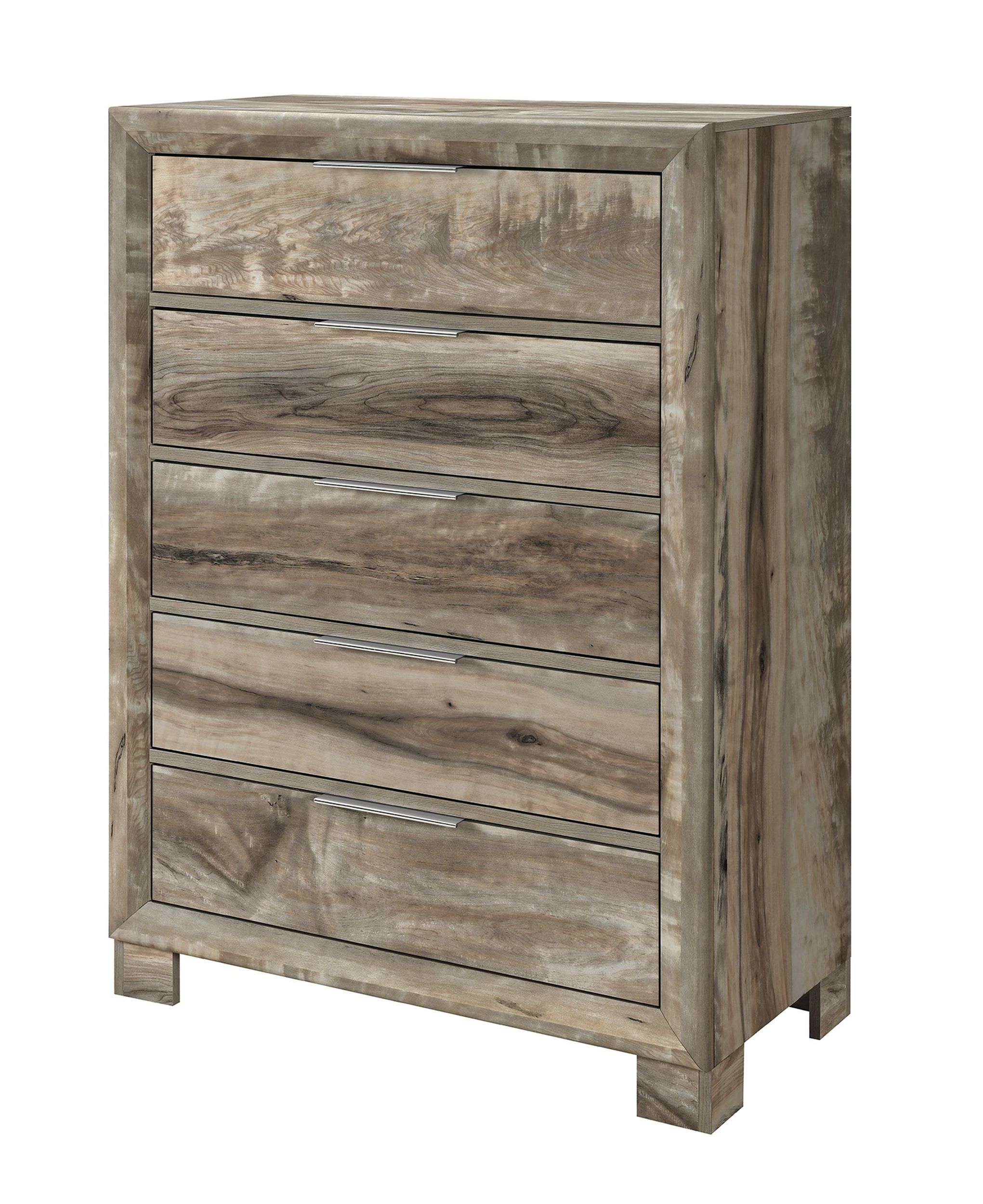 Callie Panel Storage Bedroom Set with LED
