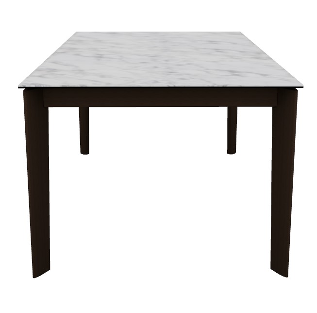 Dogma W70.9"-94.5" Rectangular Ceramic/Wood Extendable Dining Table
