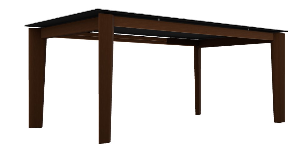 Dogma W70.9"-94.5" Rectangular Ceramic/Wood Extendable Dining Table
