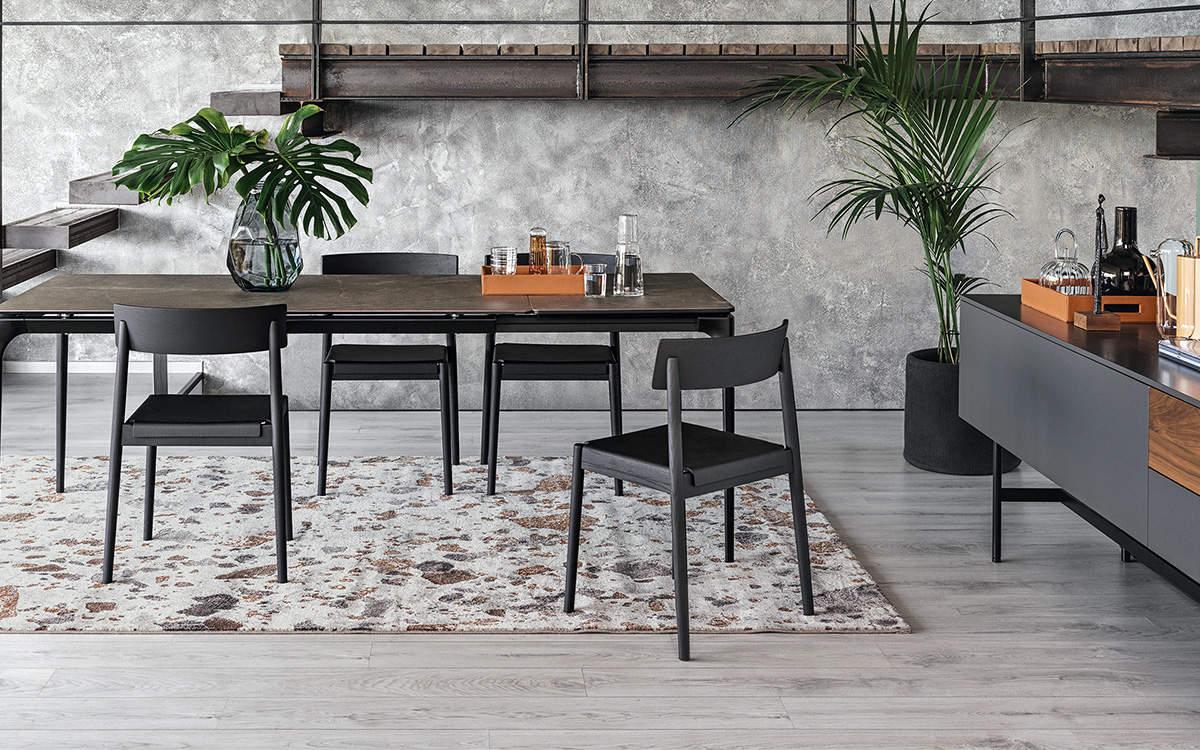 Terrazzo Polypropylene/Polyester Woven Pattern Rug