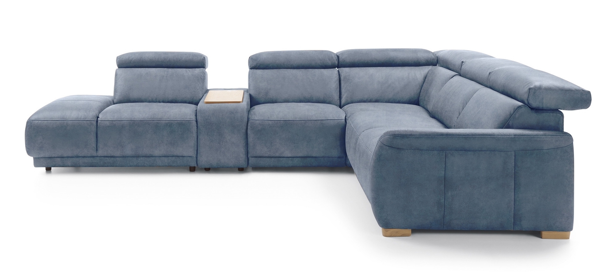 russels 5-Piece Microfiber Fabric Storage Sectional