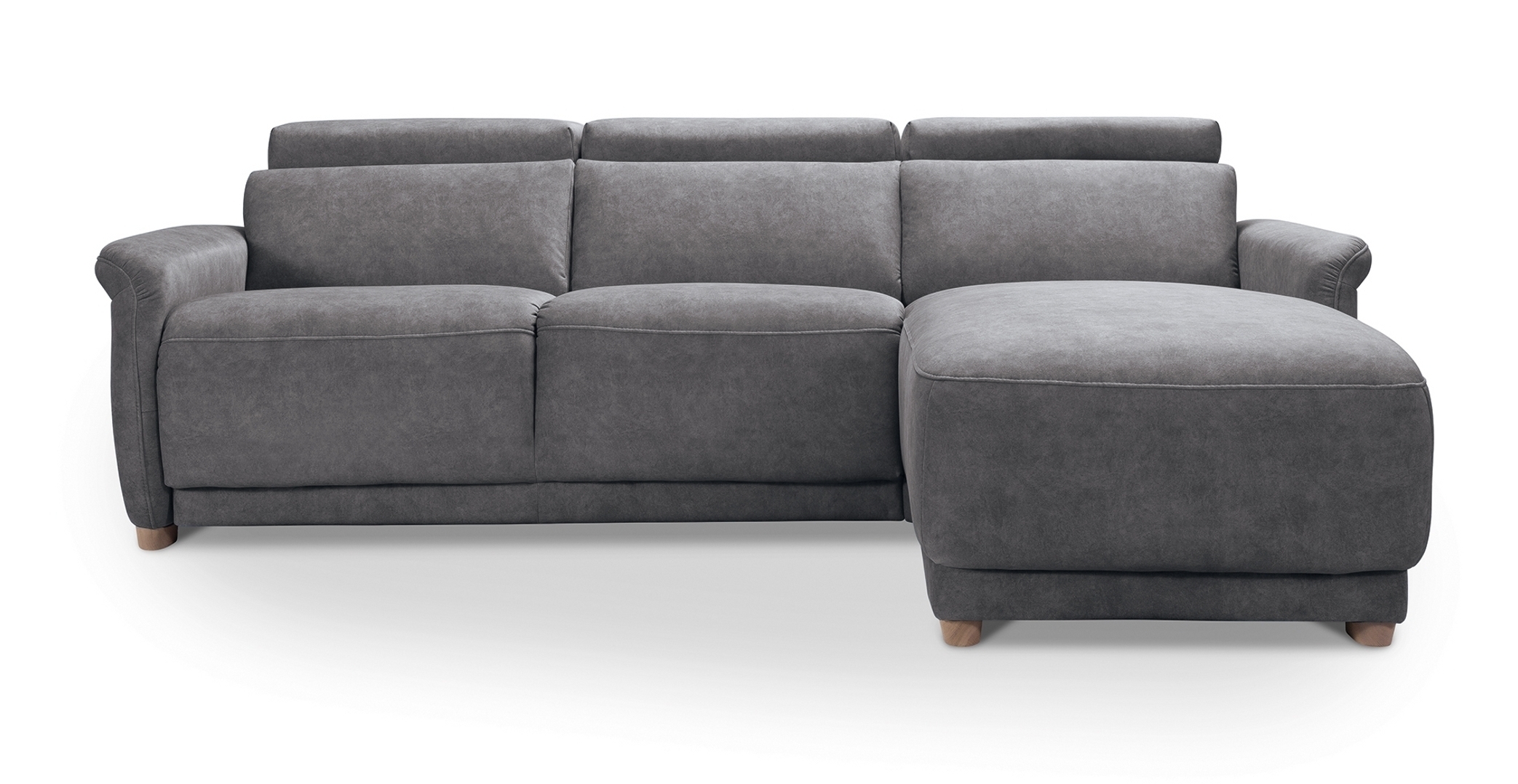 Brussels 3-Piece Microfiber Fabric Storage Sectional Sleeper Sofa