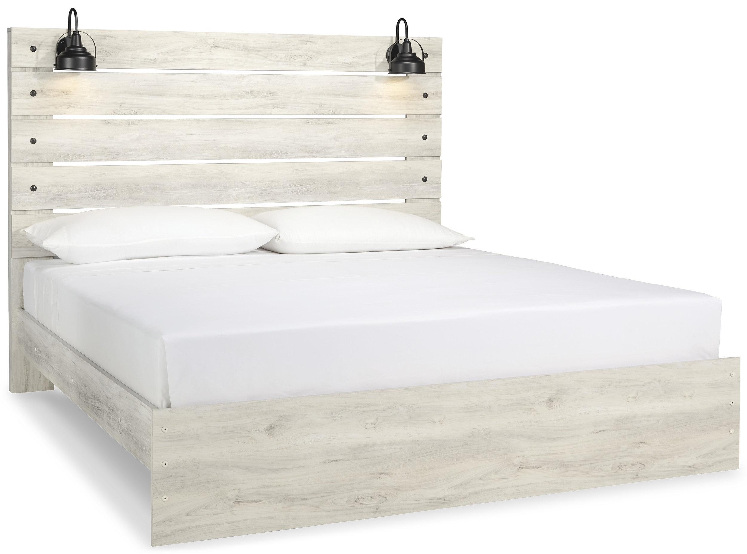 Cambeck MDF/Wood Veneer Panel Bedroom Set