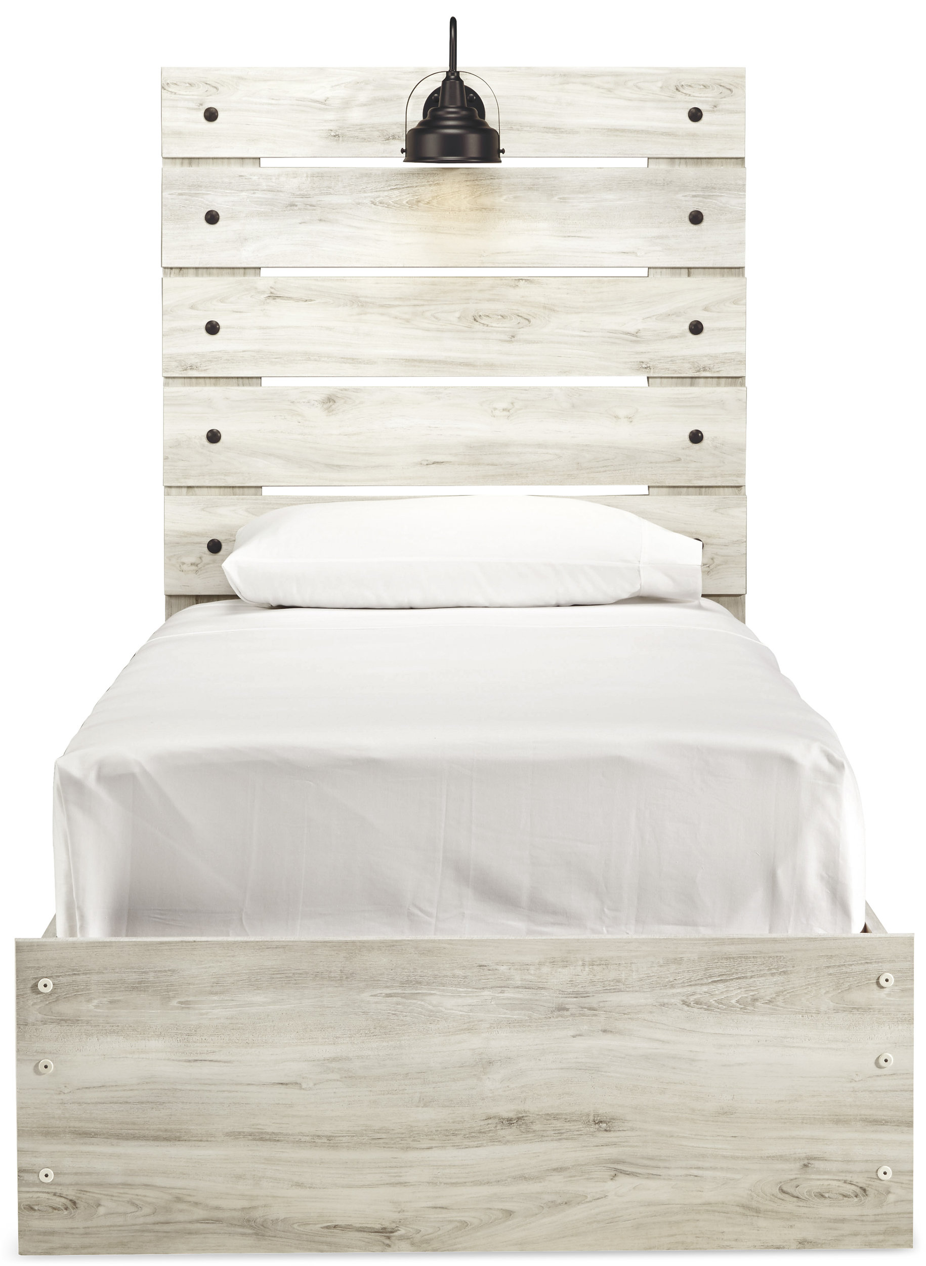Cambeck MDF/Wood Veneer Panel Bedroom Set