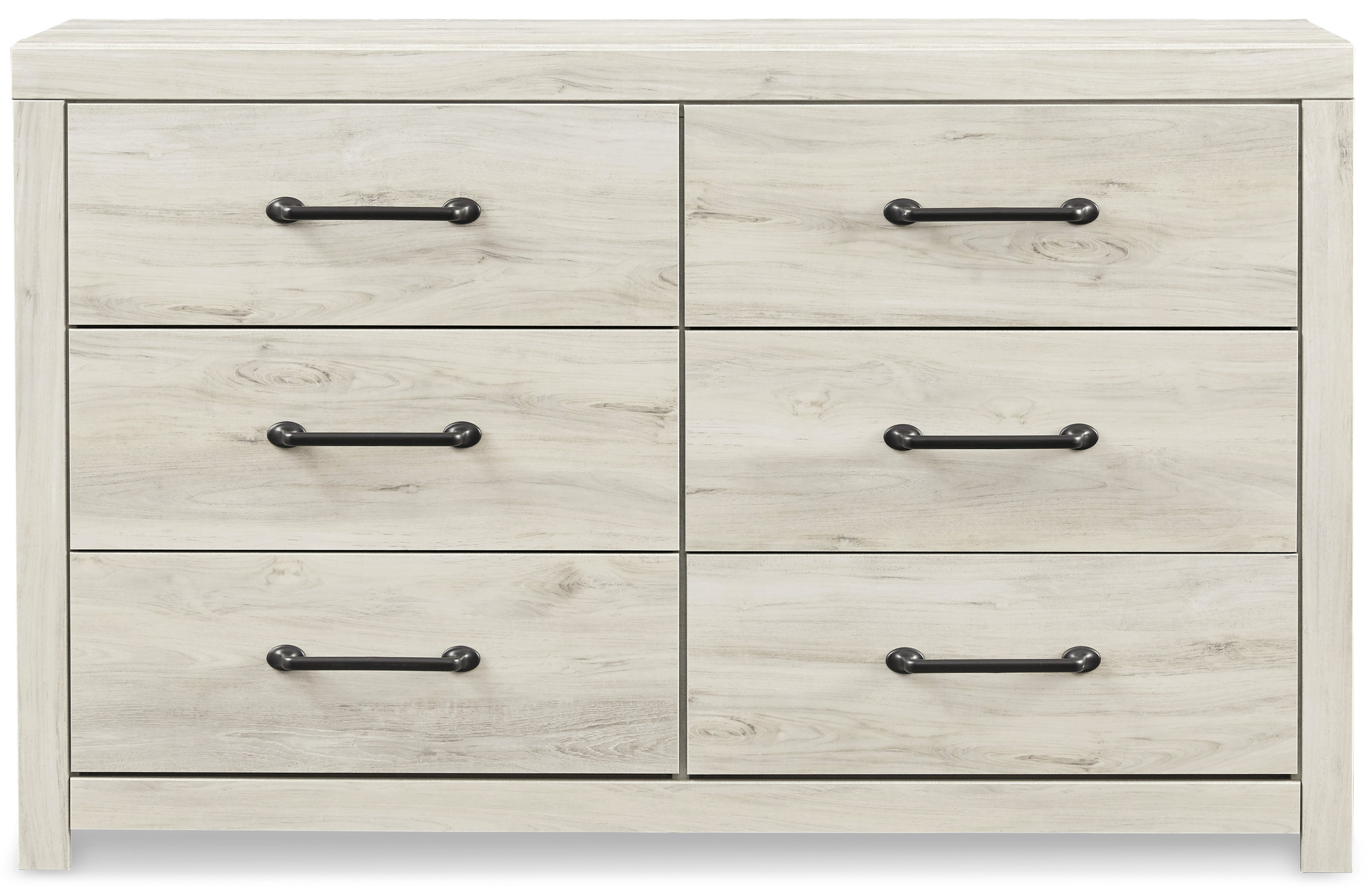 Cambeck MDF/Wood Veneer Panel Bedroom Set w/4 Storage Drawers