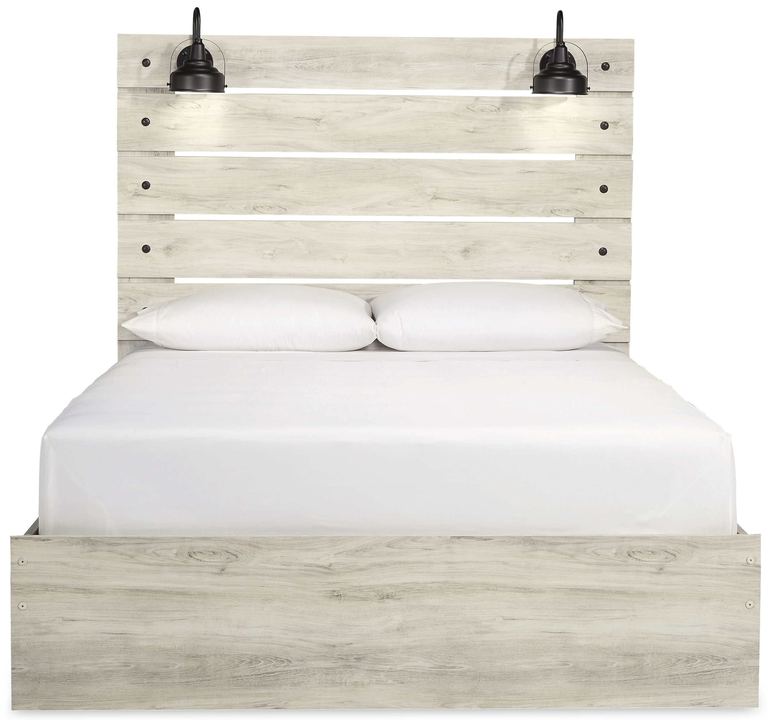 Cambeck MDF/Wood Veneer Panel Bedroom Set