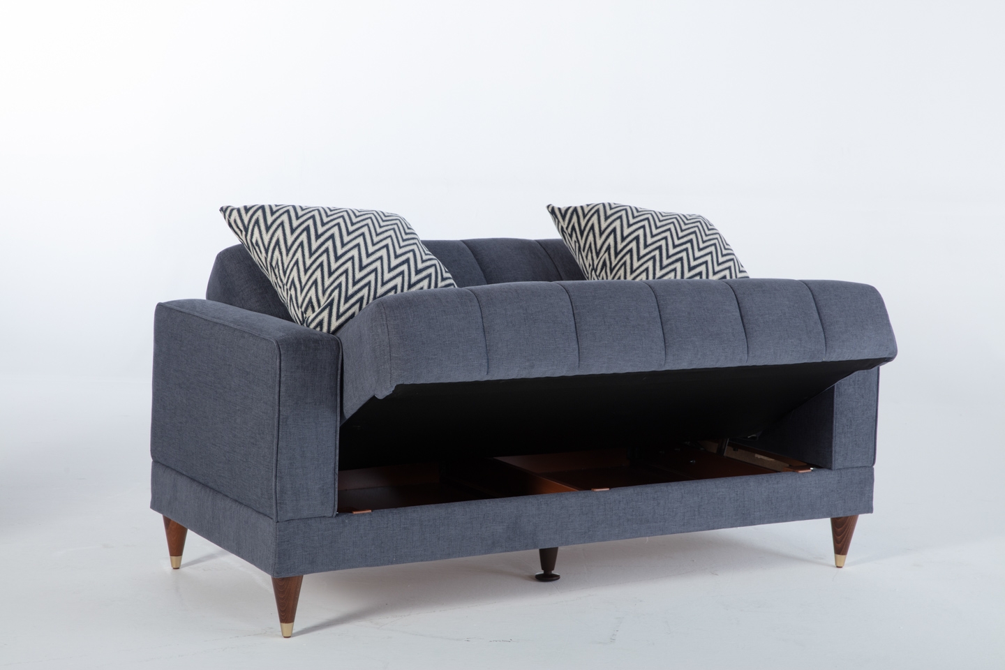 Camilla Fabric Storage Sleeper Loveseat