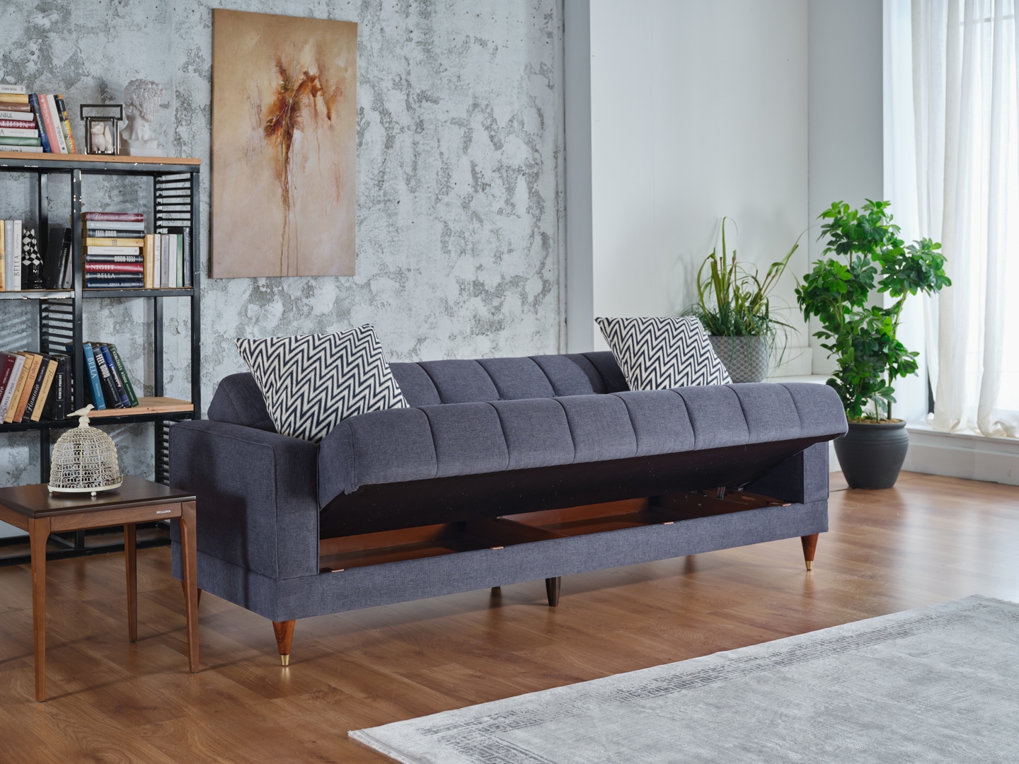 Camilla Fabric Storage Sleeper Sofabed