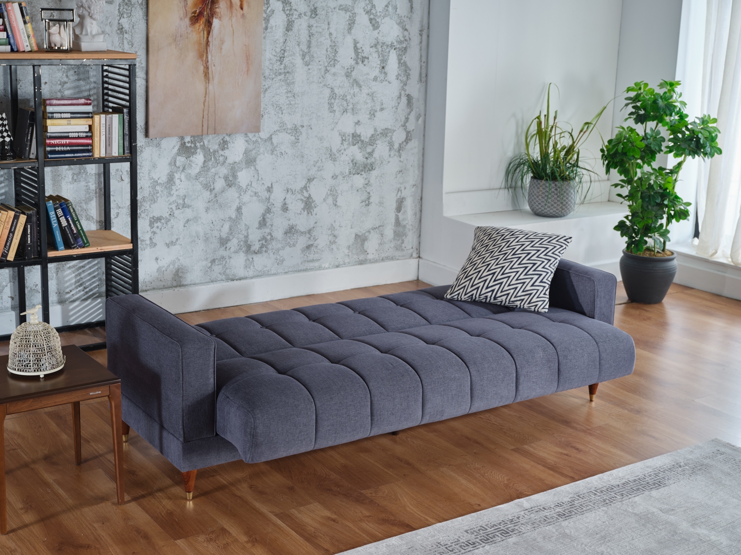 Camilla Fabric Storage Sleeper Living Room Set
