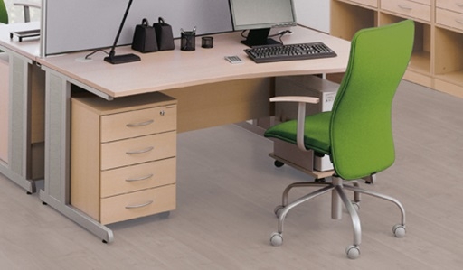 Optima C 47.2" Wave Office Desk