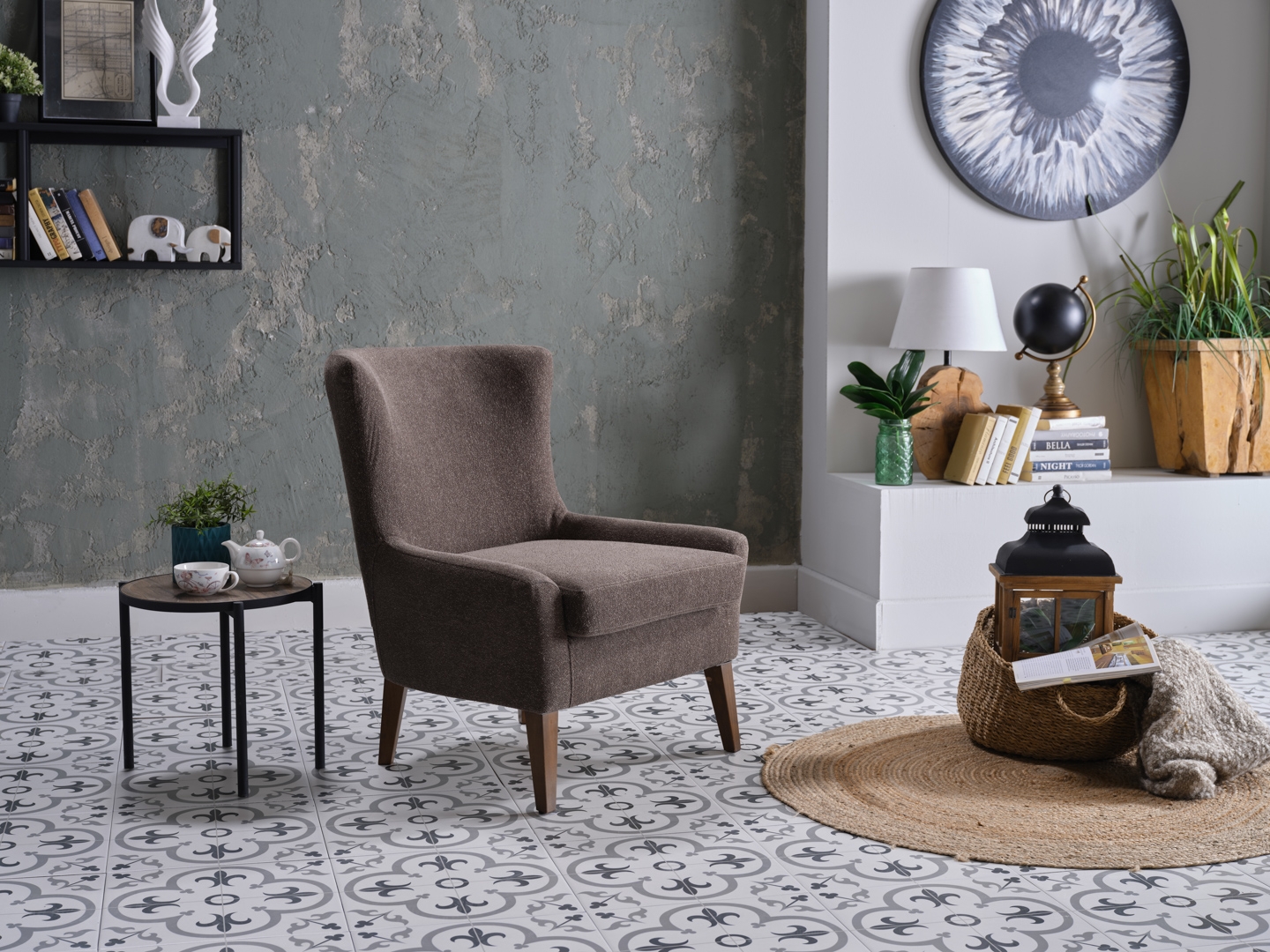 Canyon Fabric Accent Armchair