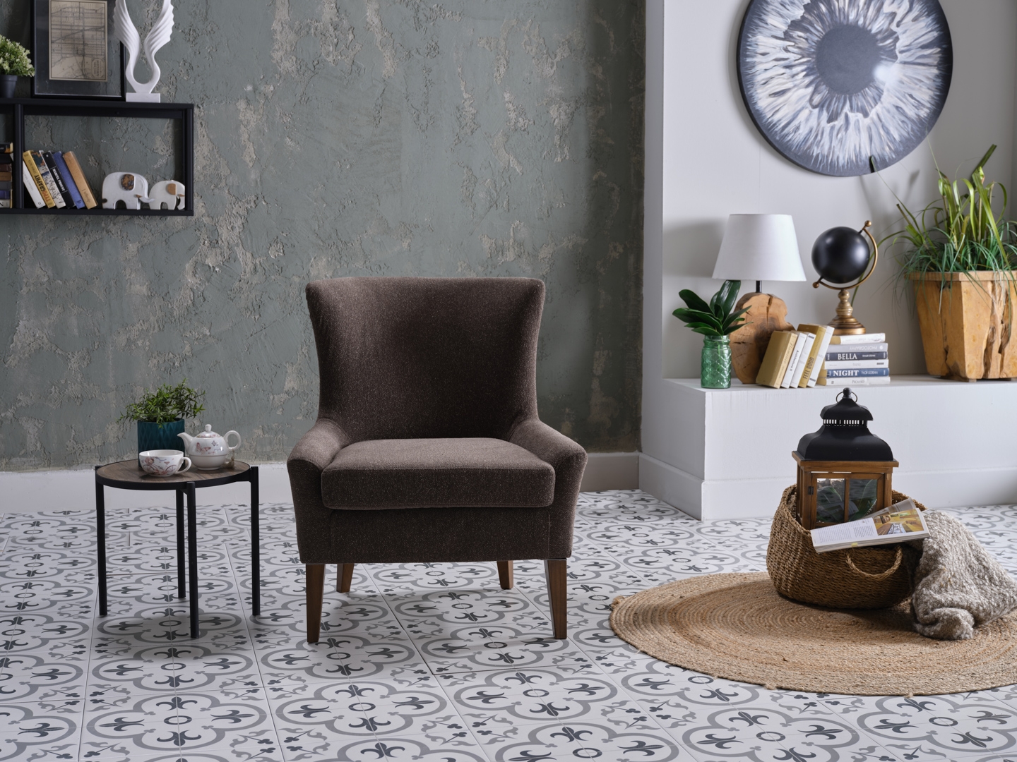 Canyon Fabric Accent Armchair