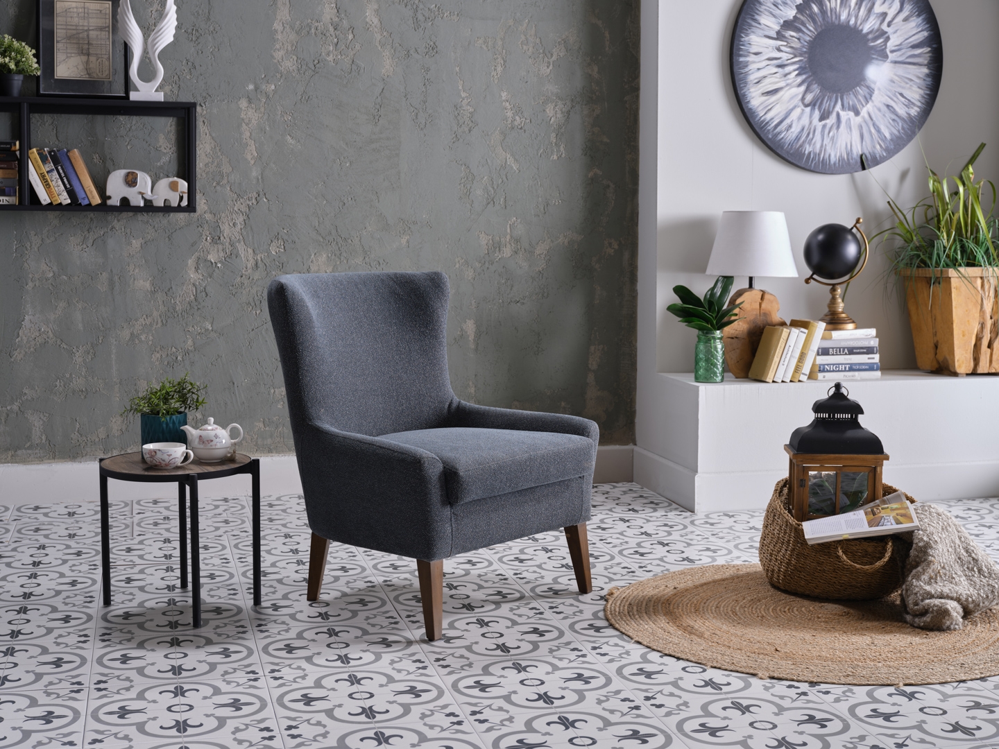 Canyon Fabric Accent Armchair