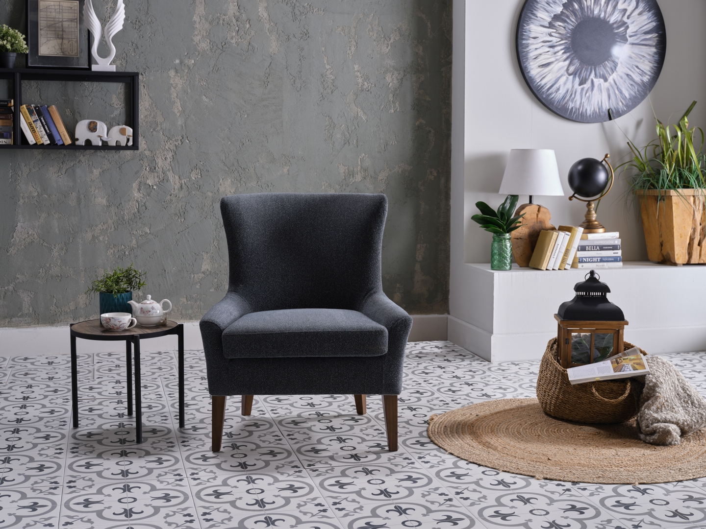 Canyon Fabric Accent Armchair