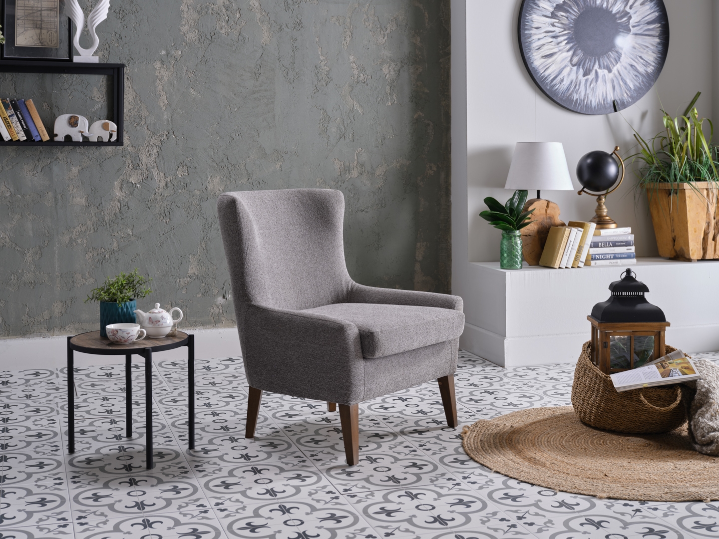 Canyon Fabric Accent Armchair