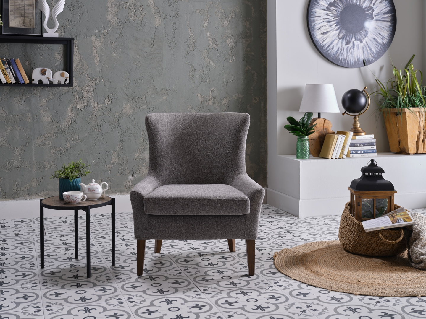 Canyon Fabric Accent Armchair