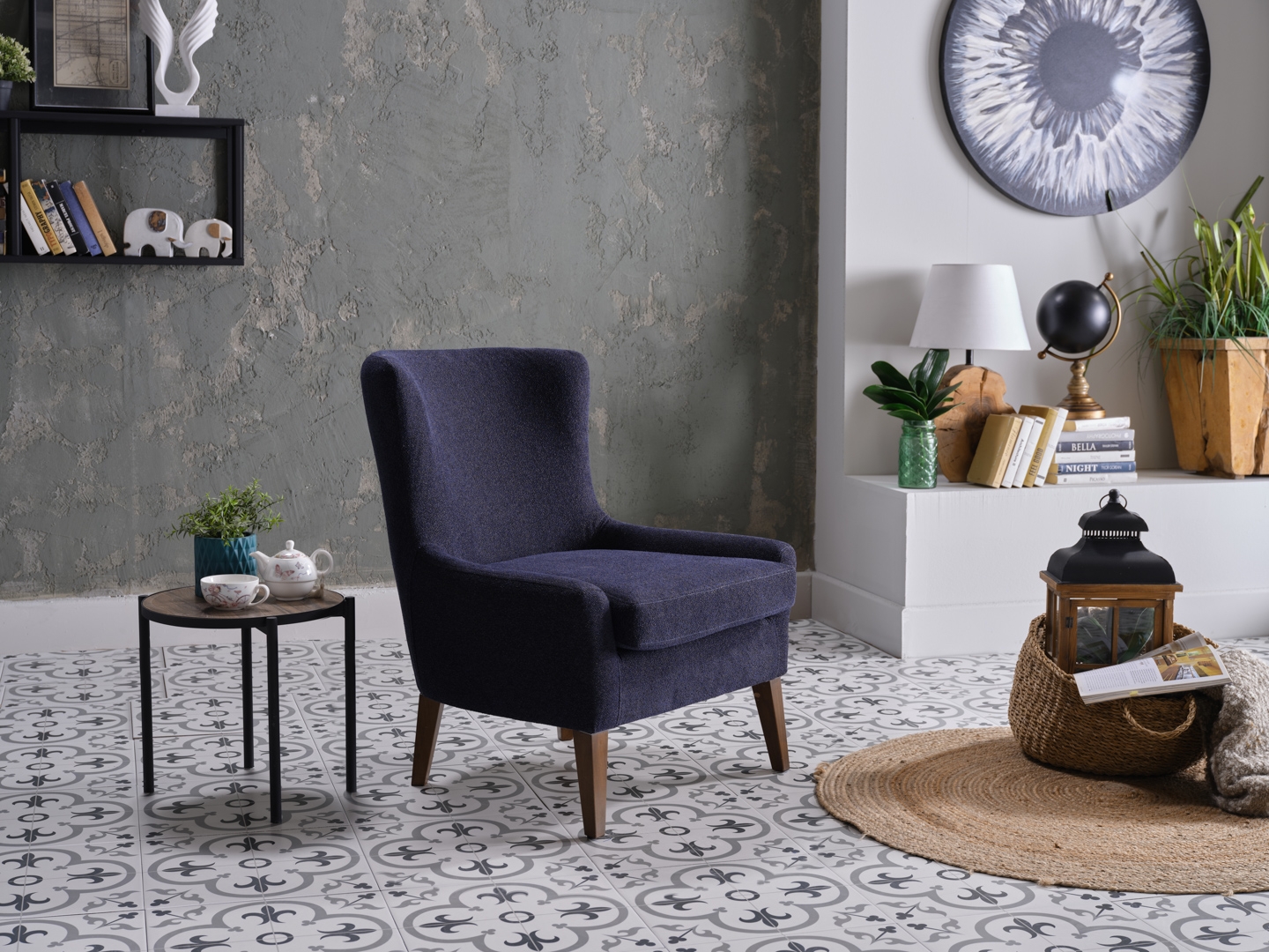 Canyon Fabric Accent Armchair